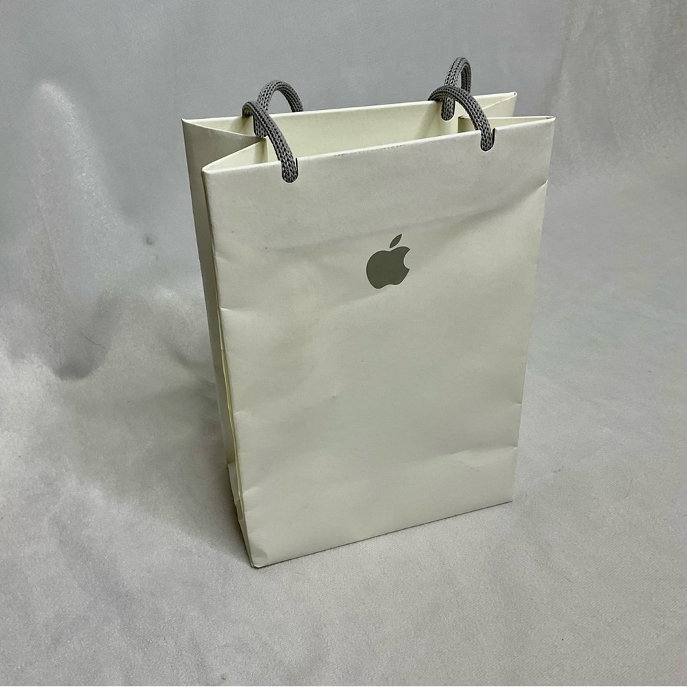 APPLE w/ Logo Paper Shopping Bag